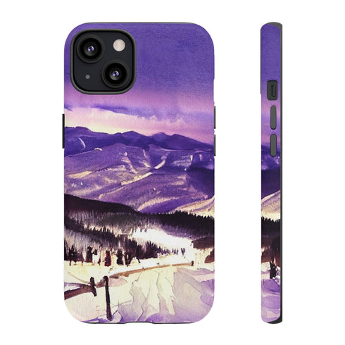 Vail Colorado at Christmas - Impact Resistant Phone Case iPhone 13 Matte